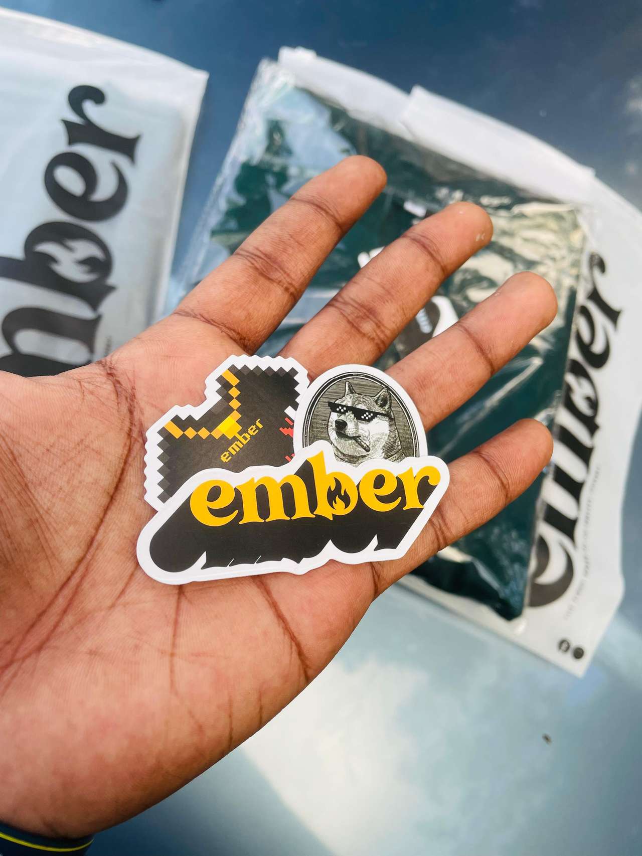 Stickers and Green
